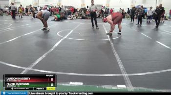 285 lbs Round 1 (10 Team) - Landon Hagerty, Gladiators vs Floyd Robinson, Ohio Titan