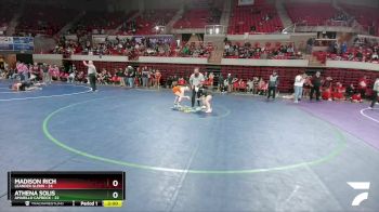 126 lbs 2nd Wrestleback And Semi-finals (16 Team) - Athena Solis, Amarillo Caprock vs Madison Rich, Leander Glenn