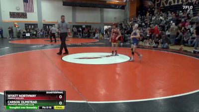 83 lbs Quarterfinal - Carson Olmstead, Anamosa Wrestling Club vs Wyatt Northway, Marion Wolves