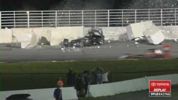 Foam Flies High In Big Supermodified Crash At Oswego