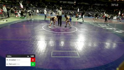 112 lbs Consi Of 16 #2 - Max Graeber, RedNose Wrestling School vs Anthony Petruzzi, Byaa