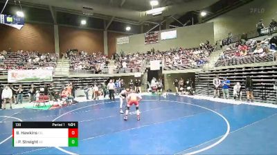 139 lbs Quarterfinal - Parker Streight, Gold Rush vs Brice Hawkins, HURRICANE VALLEY WC