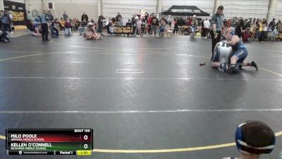 85 lbs Round 4 - Kellen O`Connell, Richards Middle School vs Milo Poole, Armada Middle School