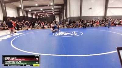 285 lbs Quarterfinal - Jesse Mains, Reality Sports Wrestling Club vs Nathaniel Salas, Thurston County Wrestling Club