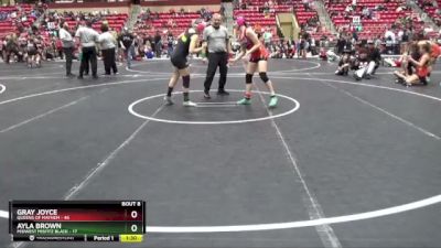 135 lbs Round 3 (6 Team) - Gray Joyce, Queens Of Mayhem vs Ayla Brown, Midwest Misfitz Black