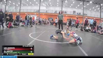 65 lbs Placement (4 Team) - Eli Gentry, Palmetto State Academy vs Jax Johnson, Team Bear