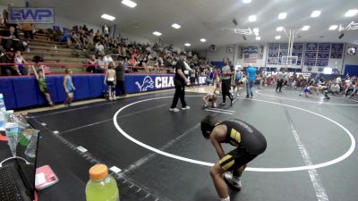 55 lbs Semifinal - Laneigh Jo Cartwright, Choctaw Ironman vs Leland Riley, Midwest City Bombers Youth Wrestling Club