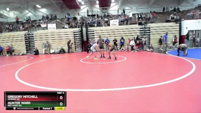 90-98 lbs Round 1 - Gregory Mitchell, Warren WC vs Hunter Ward, Red Hawk WA