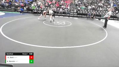 190 lbs Semifinal - Gage Watt, Riverton vs Kael Bennie, Layton