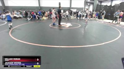 130 lbs Round 2 - William Moran, NWWC vs Jackson Woods, Askeo International Mat Club