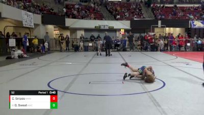 52 lbs Quarterfinal - Dillon Sweat, Kalispell Wrestling Club vs Calvin Snipes, North Montana Wrestling Club