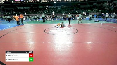 95 lbs Quarterfinal - Kevin Branco, Long Branch vs Adrian Stabile, Dumont Rec. Wrestling