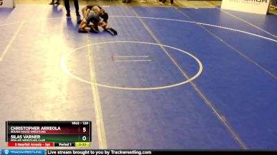 120 lbs Cons. Round 7 - Silas Varner, Driller Wrestling Club vs Christopher Arreola, Rough House Wrestling