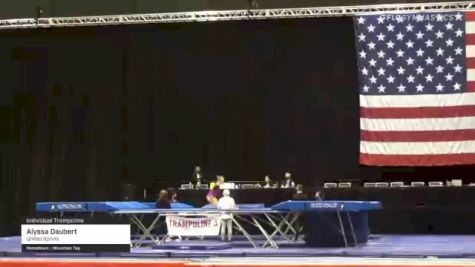 Alyssa Daubert - Individual Trampoline, United Sports - 2021 USA Gymnastics Championships