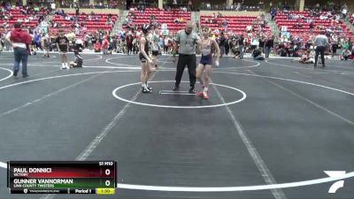 88 lbs Quarterfinal - Gunner VanNorman, Linn County Twisters vs Paul Donnici, Victory