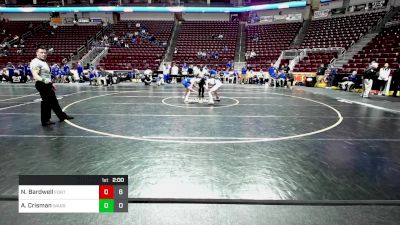 114 lbs Round Of 16 - Nikolay Bardwell, Fort Leboeuf vs Aaron Crisman, Warrior Run