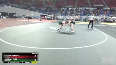 6A-126 lbs Champ. Round 1 - Maclain Culp, West Linn vs Colten Garges, Sheldon