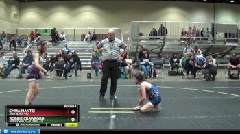 82 lbs Round 1 (6 Team) - Robbie Crawford, Untouchables-Olympia vs Emma Mantei, ARES Black