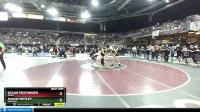 98 lbs Semifinal - Dylan Frothinger, Eagle vs Mason Motley, Meridian