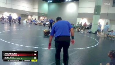 152 lbs Round 4 (16 Team) - Jordan Juma, Nebraska Wave Hogs vs Silas Stits, Indiana Smackdown Gold