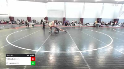 285 lbs Quarterfinal - Taye Ghadiali, Campbell vs Zane Lanham, Life University