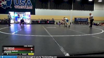 106 lbs Cons. Round 3 - Colt Boyles, DC Elite Wrestling vs Jackson Shipley, 3F Wrestling