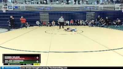 46 lbs Semifinal - Walker Anderson, Small Town Wrestling vs Korbin Wilson, Mountain Man Wrestling Club