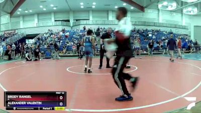 120 lbs Cons. Round 2 - Brody Rangel, IL vs Alexander Valentin, IL