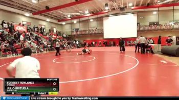 132 lbs Cons. Semi - Julio Brizuela, Wapato HS vs Forrest Roylance, Othello