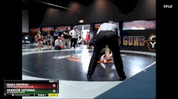 71 lbs Round 2 - McKenzie Astorino, M2 Training Center vs Giada Croteau, Young Guns Wrestling Club