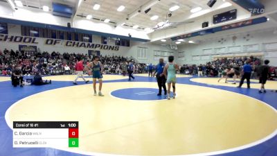 123 lbs Consi Of 16 #1 - Christian Garcia, Walnut vs Dario Petrucelli, Clovis