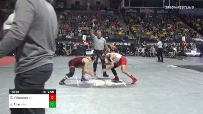 165 lbs Prelims - Zack Velasquez, Northern Illinois vs Jake Allar, Minnesota