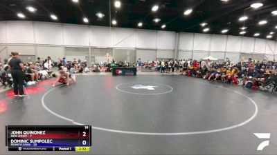 170 lbs 4th Wrestleback (16 Team) - John Quinonez, New Jersey vs Dominic Sumpolec, Pennsylvania