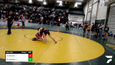 150 lbs Semifinal - Santos Joe Nunez, La Junta vs Bo Koedam, SBL Warriors