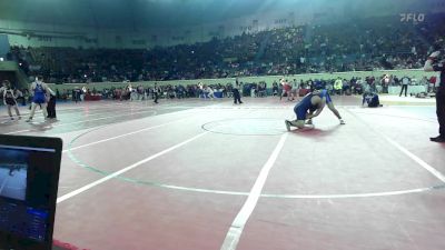 175 lbs Consi Of 64 #2 - Orlando Bingham, Enid Junior High vs Mauricio Valles, Hennessey Eagles Jr High