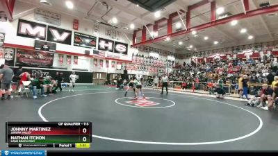 113 lbs Quarterfinal - Johnny Martinez, Jurupa Valley vs Nathan Itchon, Long Beach Poly