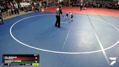 40 lbs Cons. Semi - Maverick Lembke, Westfield vs Cal Boehlke, No-Nonsense