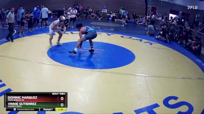 133 lbs Champ. Round 2 - Vinnie Gutierrez, Church Boyz vs Dominic Marquez, Paso Robles HS