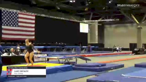 Leah Uetrecht - Double Mini Trampoline, High Energy - 2021 USA Gymnastics Championships