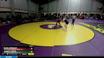 152 lbs Round 1 (16 Team) - Eliza Stricklin, San Antonio Churchill (Girls) vs Daniela Romo, El Paso Eastwood (Girls)