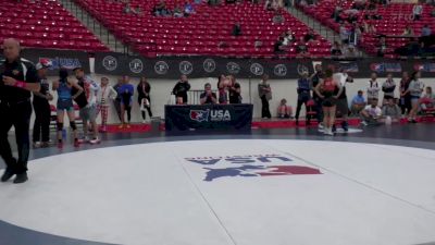 100 lbs Cons Semis - Madison Heinzer, Daniel Cormier Wrestling Club vs Justice Gutierrez, Pomona Elite (PWCC)