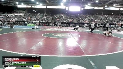 114 lbs Cons. Round 2 - Rayne Lindsay, Forest Grove vs Emelia Oppenlander, Forest Grove