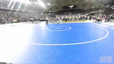 3A 106 lbs Quarterfinal - Wes Leeper, Kelso vs Tanner Crosby, Mt. Spokane