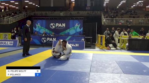 HELIO FELIPE WOLFF vs PEDRO POLANCO 2024 Pan Jiu Jitsu IBJJF Championship