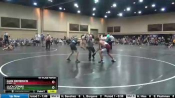 140 lbs Finals (2 Team) - Luca Comas, Tennessee Red vs Jack DeMedicis, AYWO