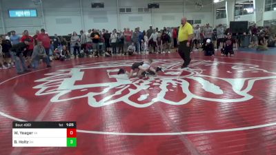 60-J lbs Semifinal - Wyatt Yeager, VA vs Braxton Holtz, OH