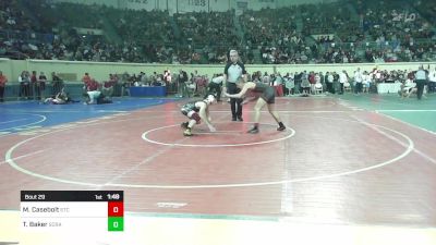 113 lbs Round Of 128 - Maddox Casebolt, Sallisaw Takedown Club vs Tommy Baker, Scrap Yard Training