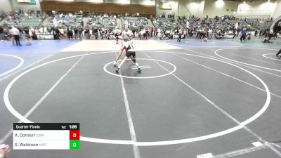 95 lbs Quarterfinal - Andrei Donayri, Cornerstone MC vs Samuel Waldman, MatTime