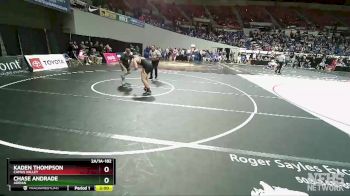 2A/1A-182 Quarterfinal - Chase Andrade, Adrian vs Kaden Thompson, Camas Valley