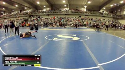 80 lbs Quarterfinal - Kaleb Talley, Repmo Wrestling Club-AA vs Reid Austin, Columbia Wrestling Club-AAA